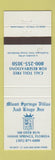 Matchbook Cover - Miami Springs Villas and Kings Inn Miami Springs FL