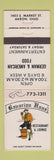 Matchbook Cover - Bavarian Haus Restaurant German Akron OH