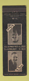 Matchbook Cover - Tom Veretta Amusement billiards bowling ping pong Chicago?