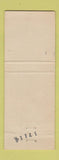 Matchbook Cover - LB Harrison Club Cincinnati OH