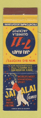 Matchbook Cover - Jai Alai Tijuana Mexico