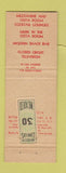 Matchbook Cover - Jai Alai Tijuana Mexico