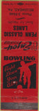 Matchbook Cover - Penn Classic Lanes Bellemead PA bowling WEAR red