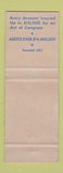Matchbook Cover - Bay View Federal Savings and Loan