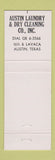 Matchbook Cover - Kex National Mills Wiping Clothes Austin San Antonio TX