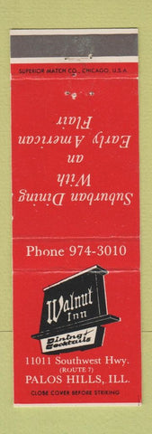 Matchbook Cover - Walnut Inn Palos Hills IL