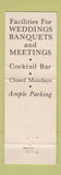 Matchbook Cover - Walnut Inn Palos Hills IL