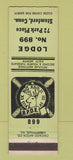 Matchbook Cover - Elks Lodge Stamford CT