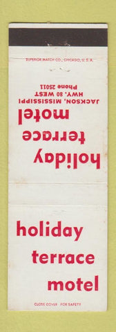 Matchbook Cover - Holiday Terrace Motel Jackson MS