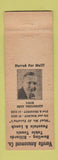 Matchbook Cover - Tom Veretta Amusement billiards bowling ping pong Chicago?