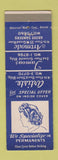 Matchbook Cover - Beauty Salons Artiste Famous Artmode Detroit? Girlie