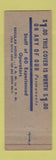 Matchbook Cover - Beauty Salons Artiste Famous Artmode Detroit? Girlie