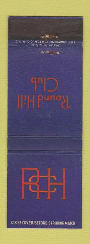 Matchbook Cover - Round Hill Club