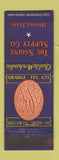 Matchbook Cover - Sabine Supply Orange TX