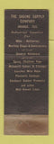 Matchbook Cover - Sabine Supply Orange TX