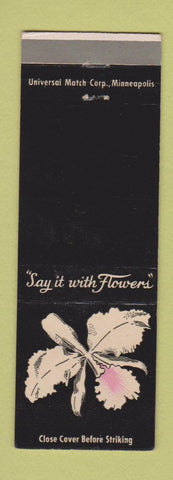 Matchbook Cover - Fargo Floral ND