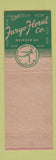 Matchbook Cover - Fargo Floral ND