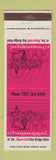 Matchbook Cover - Chaparral Marriott Key Bridge Hotel CHAIN