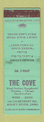 Matchbook Cover - The Cove Rocky River OH WEAR