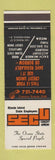 Matchbook Cover - Rhode Island State Employees Credit Union Providence RI WEAR