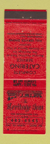 Matchbook Cover - The Heritage Inn Jasper IN