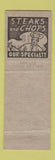 Matchbook Cover - Wayne's Grill New Castle IN