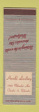 Matchbook Cover - Harold Lindberg Wallpaper Omaha NE