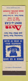 Matchbook Cover - Avis Car Rentals Grand Junction Colorado Walker Field
