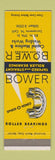 Matchbook Cover - Bower Roller Bearing Capital Machine Sacramento CA