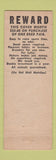 Matchbook Cover - Nelson Chinchilla Farms La Crescent Sunland CA WEAR