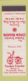 Matchbook Cover - Yankee Traveler Plymouth MA