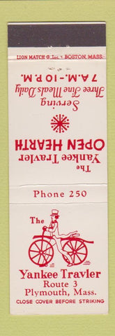 Matchbook Cover - Yankee Traveler Plymouth MA