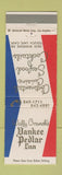 Matchbook Cover - Wally Branch's Yankee Pedlar Inn Toluca Lake CA