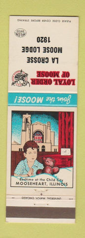 Matchbook Cover - Moose Lodge La Crosse WI