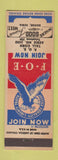 Matchbook Cover - Eagles Club Boone IA