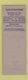 Matchbook Cover - Disables American Veterans Portsmouth VA