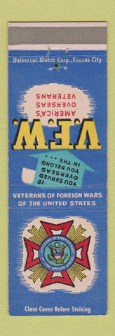 Matchbook Cover - VFW McCord Hunger Burlington IA