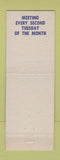 Matchbook Cover - VFW Granite Post St Cloud MN