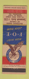 Matchbook Cover - Eagles Club Savannah GA WEAR
