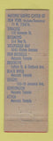Matchbook Cover - Grand Lodge F&AM Masonic New York City