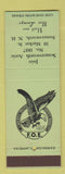 Matchbook Cover - Eagles Club Somersworth NH