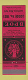 Matchbook Cover - Elks Lodge Levittown NY RED