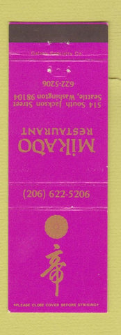 Matchbook Cover - Mikado Restaurant Seattle WA
