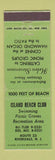 Matchbook Cover - Island Beach Club Riverdale NJ