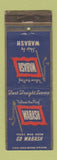 Matchbook Cover - Wabash Railroad WORN