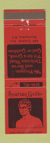 Matchbook Cover - Spartan Grille Pawtucket RI