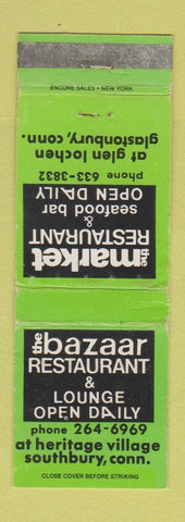 Matchbook Cover - Market Restaurant Glastonbury CT WORN