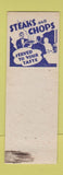 Matchbook Cover - Wayne's Grill New Castle IN Terrier Dog