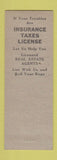 Matchbook Cover - Hoover McCullough Service Hagerstown IN WEAR