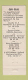 Matchbook Cover - United European American Club Studio City Sacramento CA WEAR